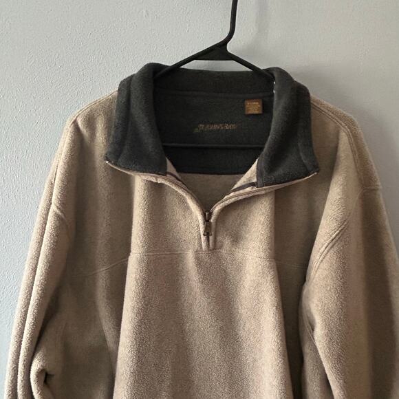 St John's Bay Tan Fleece 1/4 Zip Pullover Men's Size XL - Picture 2 of 16